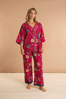  Fuchsia Women's Cotton Pyjamas