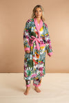 Bora Bora Women's Floral Cotton Robe inara