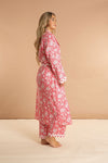 Peony Paisley Women's Cotton Robe inara