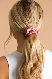  Peony Paisley Floral Cotton Hair Scrunchies inara