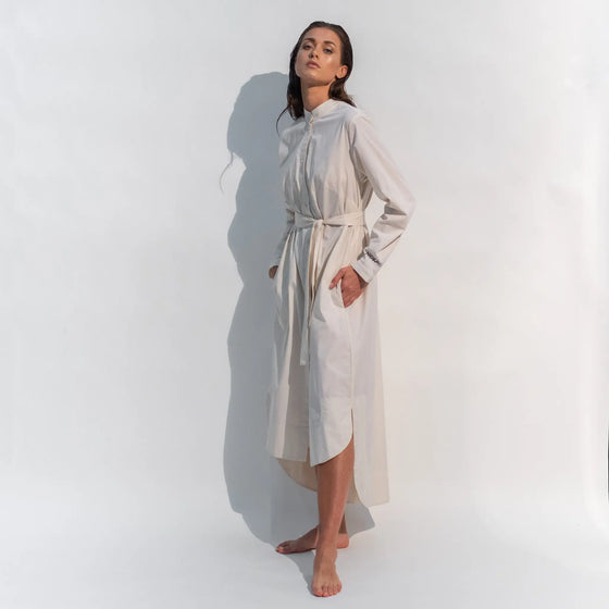 Inner Matters Organic Cotton White Dress NOKAYA