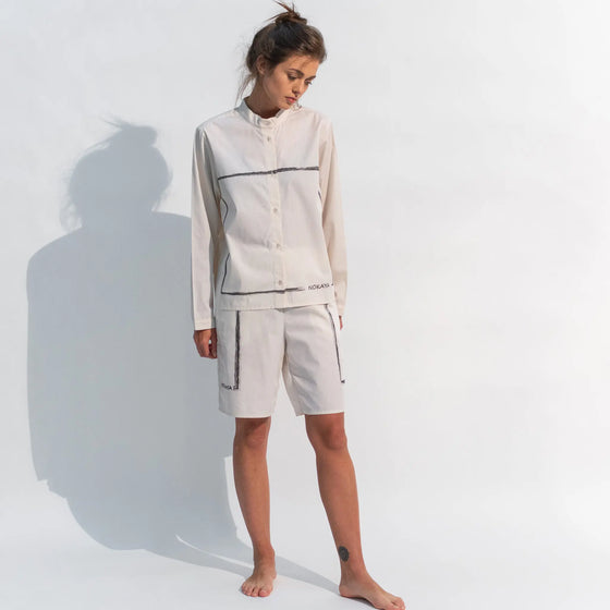 Inner Matters Organic Cotton White Shorts NOKAYA