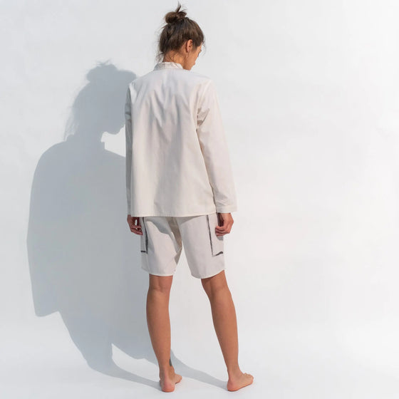 Inner Matters Organic Cotton White Shorts NOKAYA