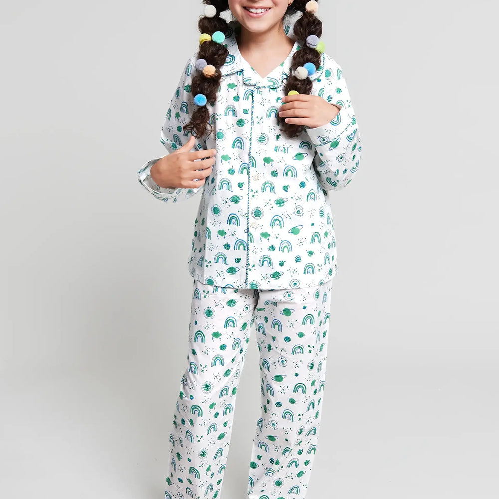 Interstellar Adventure Kids Pyjama Trouser Set Kutti Lulu