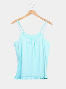  Isla Frilled Aqua Women's Cami inara