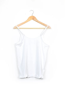  Isla Frilled White Cami inara