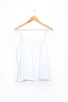 Isla Frilled White Cami inara