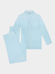  Powder Blue Isla Bamboo Pyjama Trouser Set