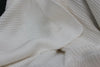 Large Knitted White/Ivory Bamboo Baby Blanket The Bamboo Baby Company