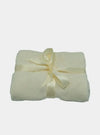 White/Ivory Extra Large Organic Bamboo Throw The Bamboo Baby Company