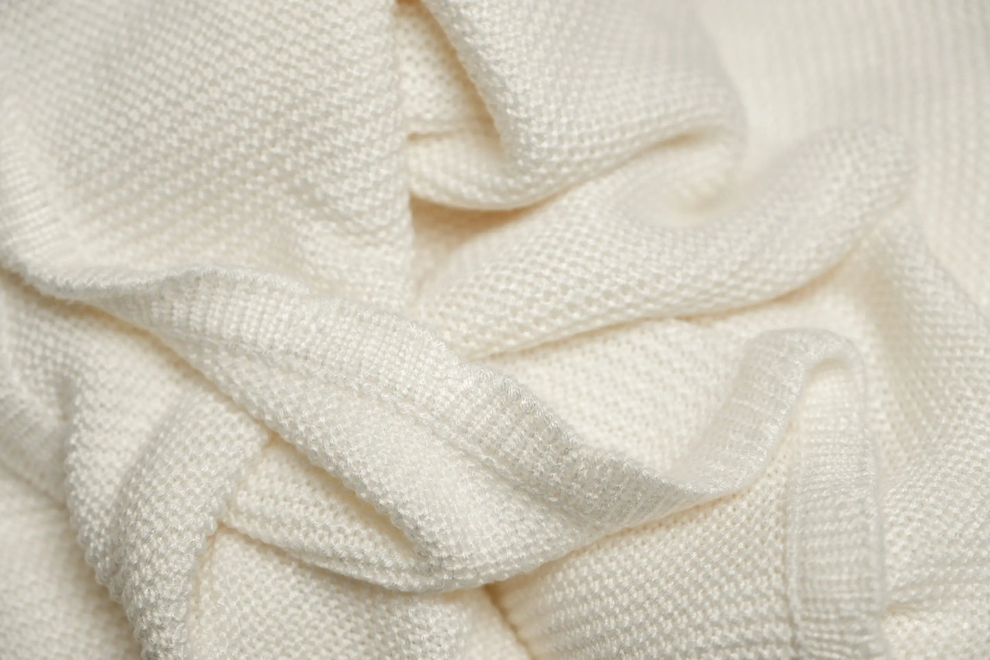 White/Ivory Extra Large Organic Bamboo Throw The Bamboo Baby Company