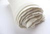 White/Ivory Extra Large Organic Bamboo Throw The Bamboo Baby Company