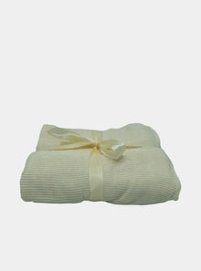  White/Ivory Organic Cot Bed Bamboo Blanket The Bamboo Baby Company