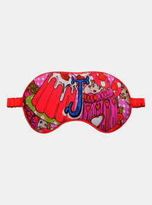  Silk Eye Mask / "J for Jelly" Jessica Russell Flint