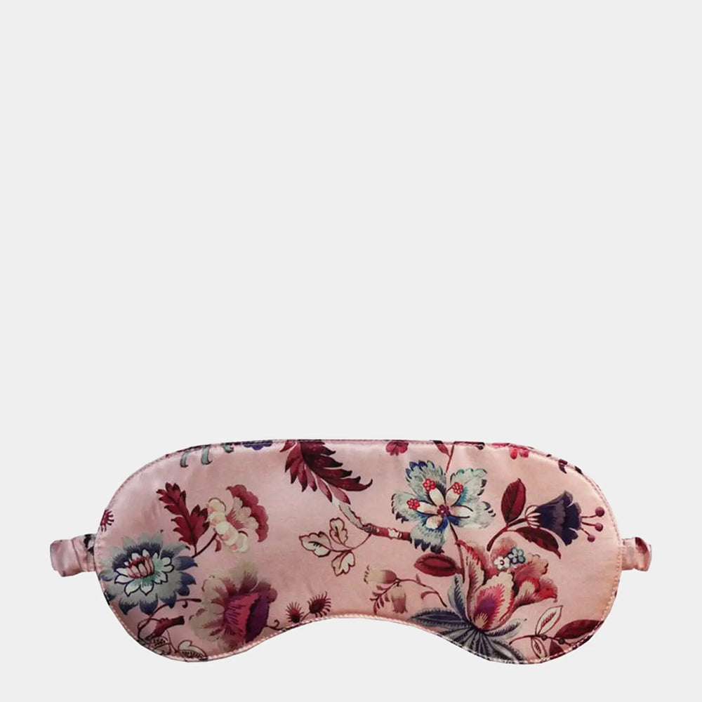 JANNAH PINK Liberty Silk Eye Mask Coco & Wolf