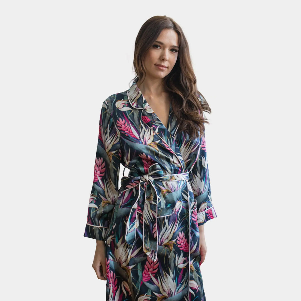 JARDIM BOTANICO SILK ROBE Atelier Noite