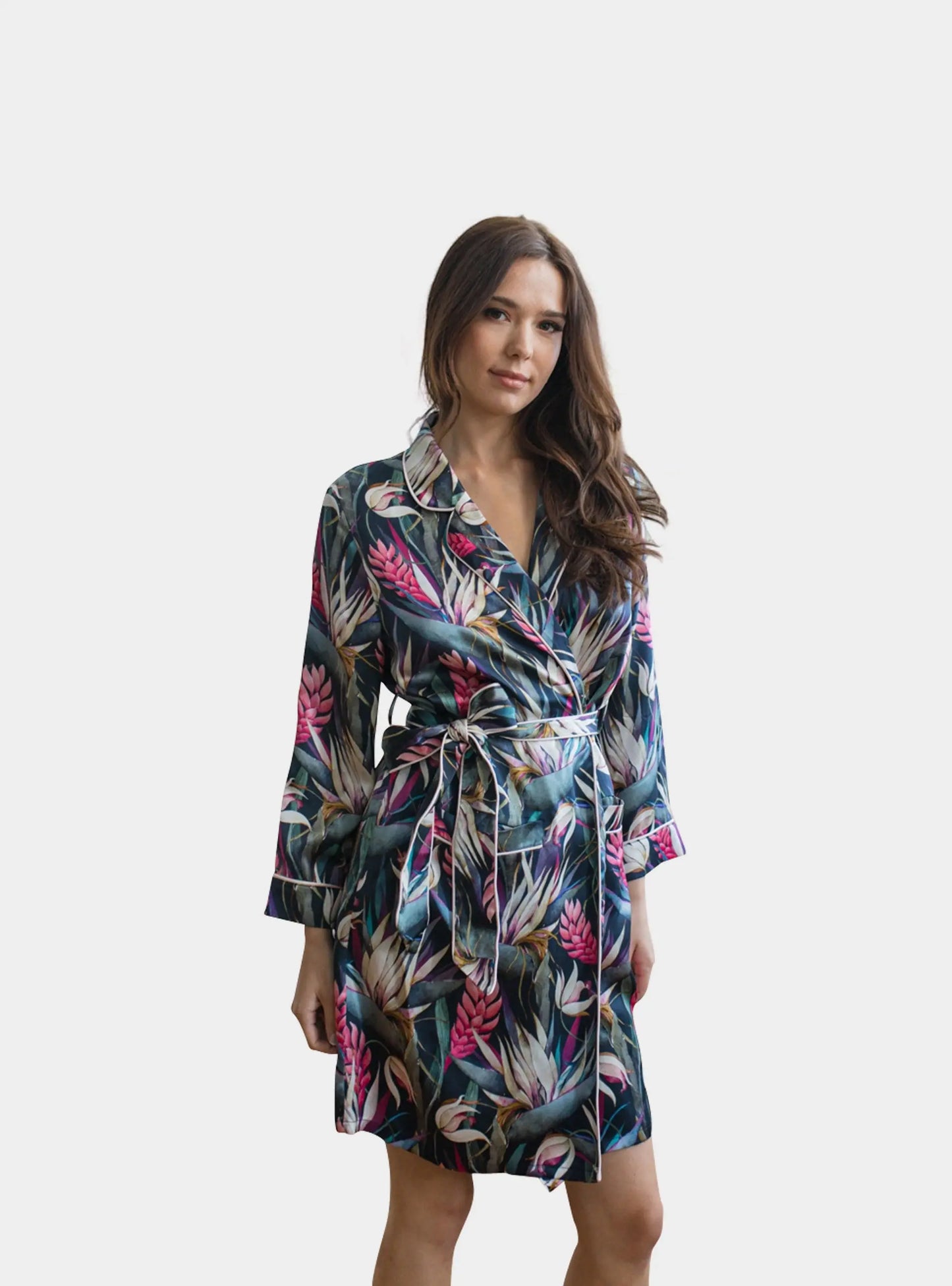 JARDIM BOTANICO SILK ROBE Atelier Noite