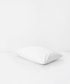 White Tencel Cotton Pillowcase - Piping Undercover Living