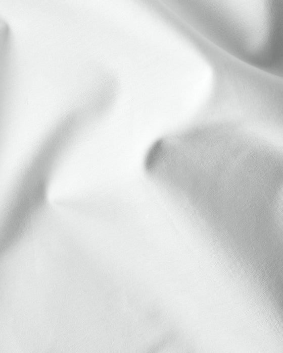 White Tencel Cotton Fitted Sheet