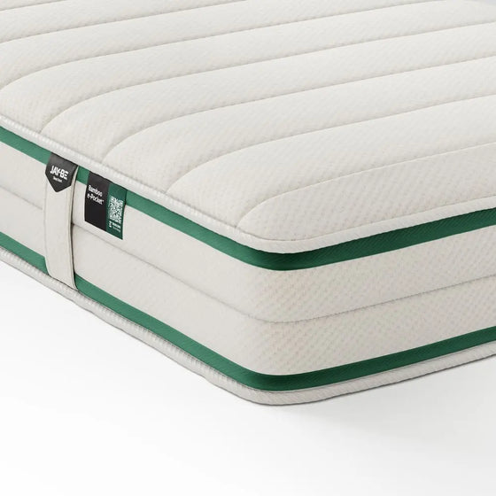 Jay-Be  Natural Fresh Bamboo e - Pocket Pocket Spring Children's Mattress Happy Beds