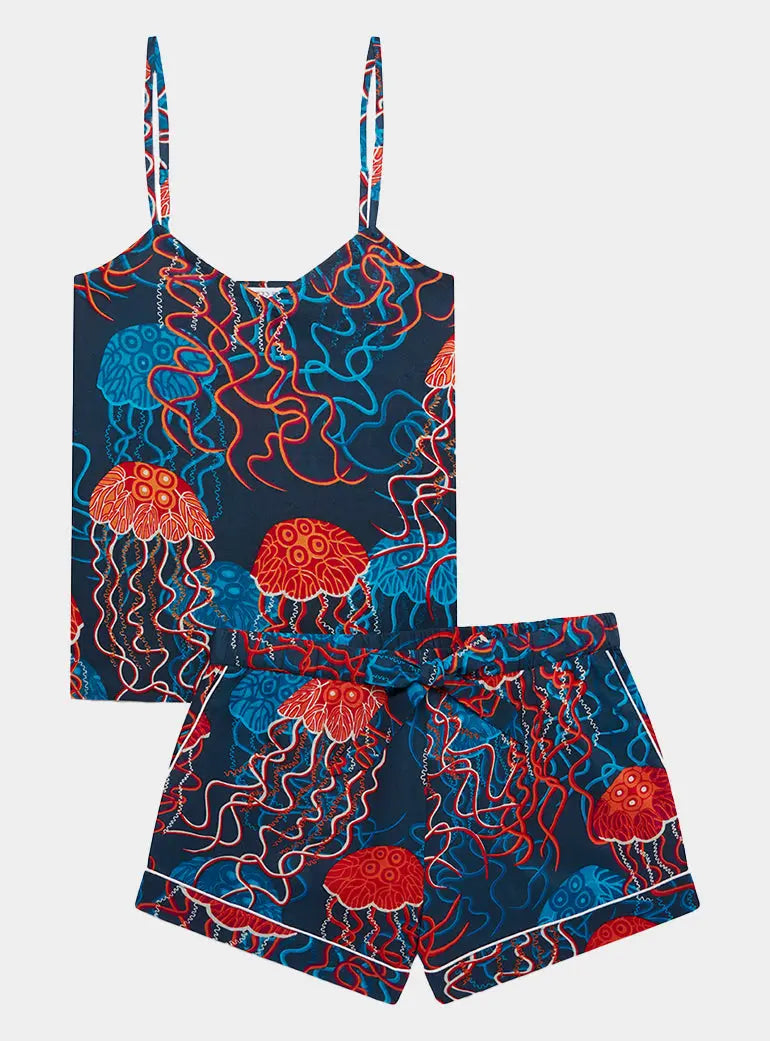 Jellyfish Women's Cami Cotton Short Set Myza