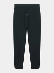  Jet Black Mens Organic Cotton Relaxed-Fit Joggers hewn.