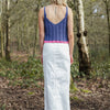 Jodie Ribbed Knitted Cami Vest - Denim Cara & The Sky