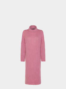  Joey Roll Neck Midi Dress - Dusky Pink Cara & The Sky