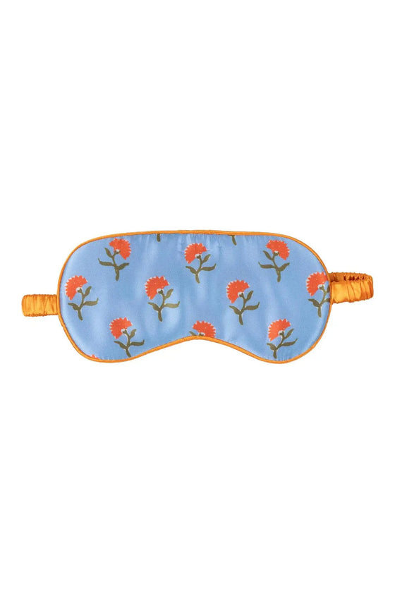 Silk Eye Mask / "Juipur Flower" JRF