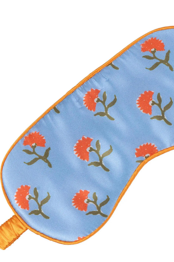 Silk Eye Mask / "Juipur Flower" JRF