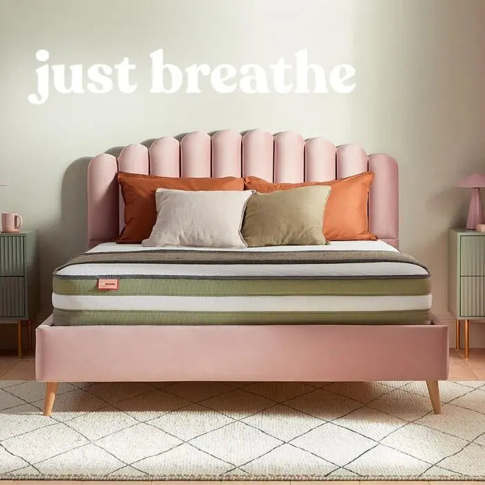 Just Breathe Eco Comfort Hybrid Mattress Silentnight