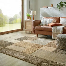  Jute Braided Patchwork Rug Dunelm