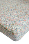 KATIE & MILLIE RUST Liberty Fitted Sheet Coco & Wolf