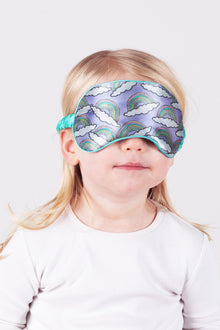  Silk Eye Mask for Kids / "Rainbow" Jessica Russell Flint