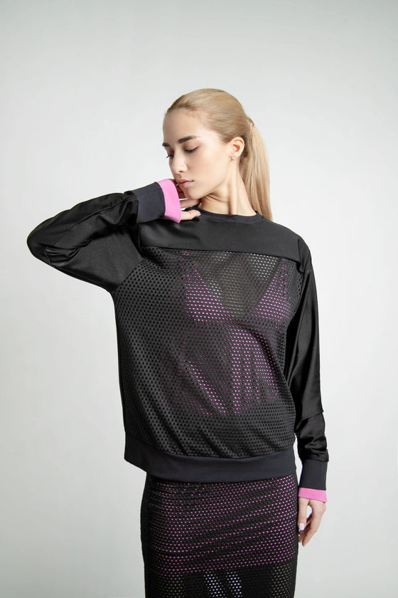 KNIT NET SWEATSHIRT numbatsport