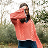 Katrina Cable v Neck Jumper - Coral Cara & The Sky