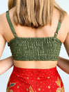 Khaki Tie Bow Bralet Wear the World