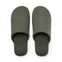  Khaki Unisex Soft Slippers MUJI UK