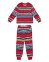 Kids Christmas Nutcracker Fair Isle Print Long Pyjama Set Chelsea Peers