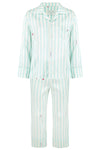 Teddy Glacier Stripe Boys Silk Pyjama Set