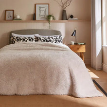  Kimberley Fur Bedspread 235x235 Dunelm