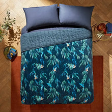  Kingfisher Peacock Bedspread Dunelm