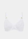 Konara Recycled-Lace Fuller-Cup Underwired Bra - Glacier White Peachaus