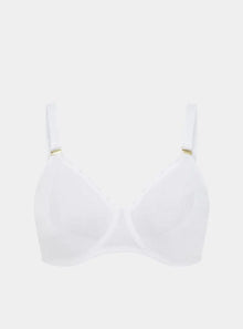  Konara Recycled-Lace Fuller-Cup Underwired Bra - Glacier White Peachaus