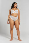 Konara Recycled-Lace Fuller-Cup Underwired Bra - Glacier White Peachaus