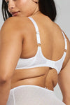 Konara Recycled-Lace Fuller-Cup Underwired Bra - Glacier White Peachaus