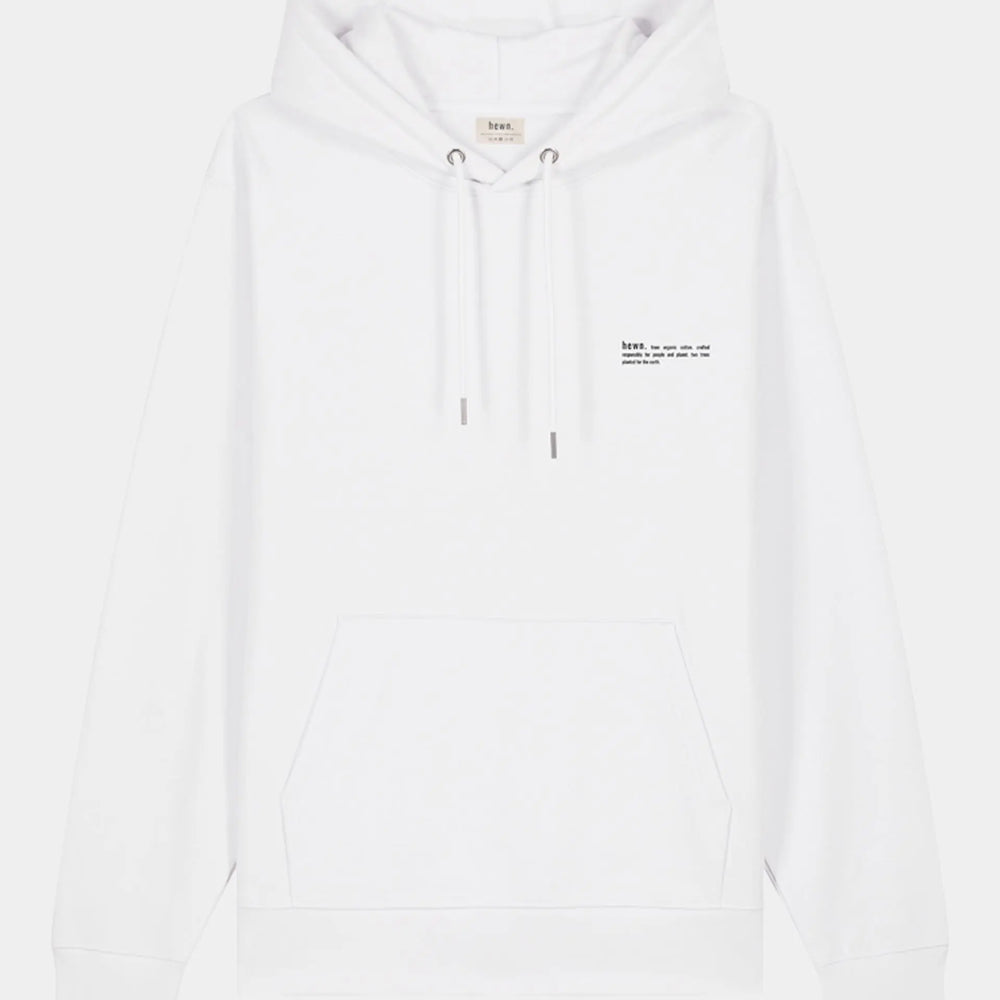 Kyoto Back-Print Women's Relaxed-Fit White Hoodie hewn.