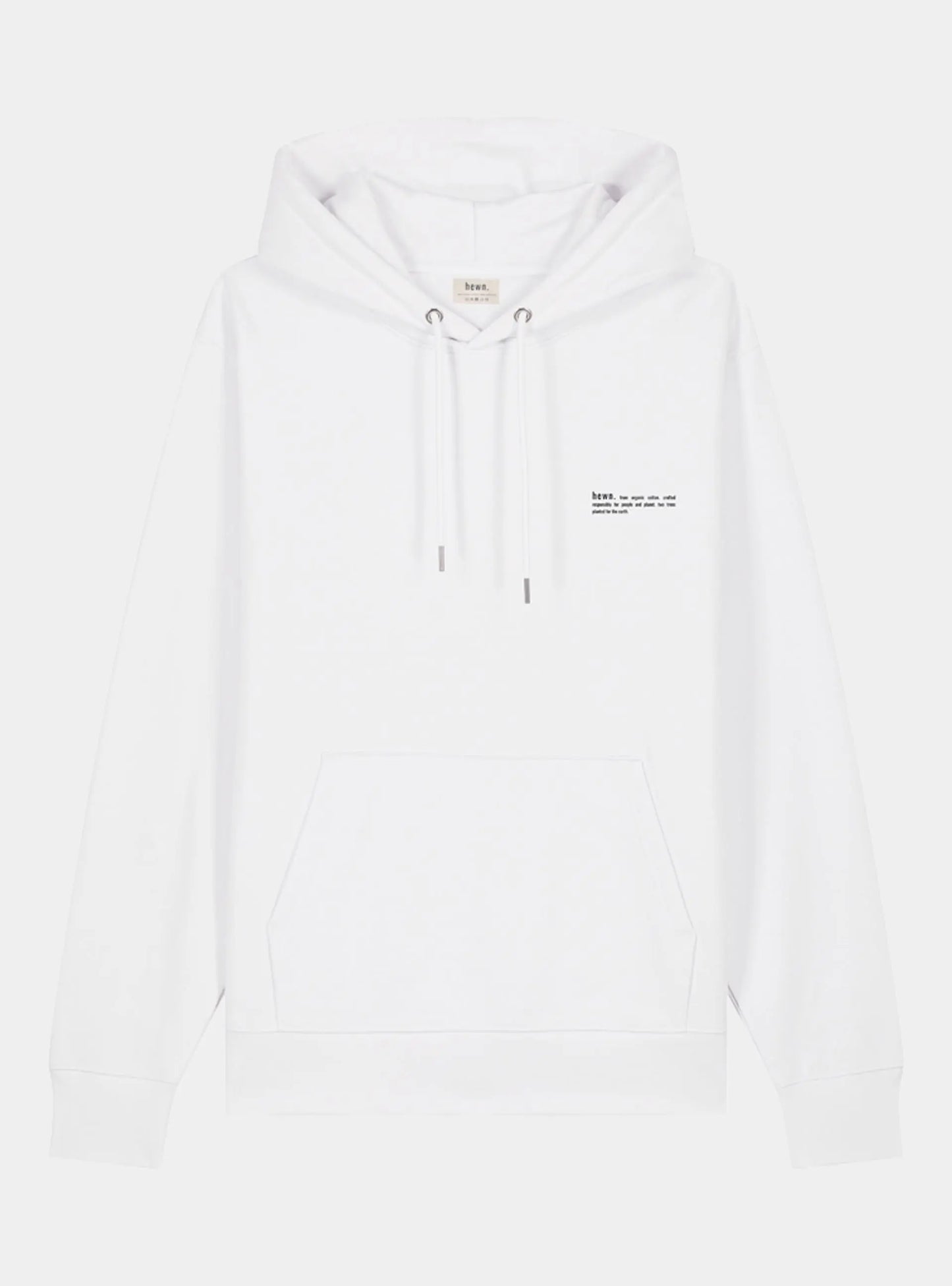 Kyoto Back-Print Women's Relaxed-Fit White Hoodie hewn.