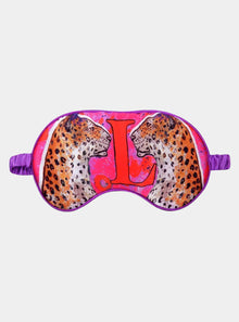  L for Leopard Silk Eye Mask Jessica Russell Flint