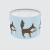 Lampshade 30cm - Pale Blue With Foxy the Fox Design